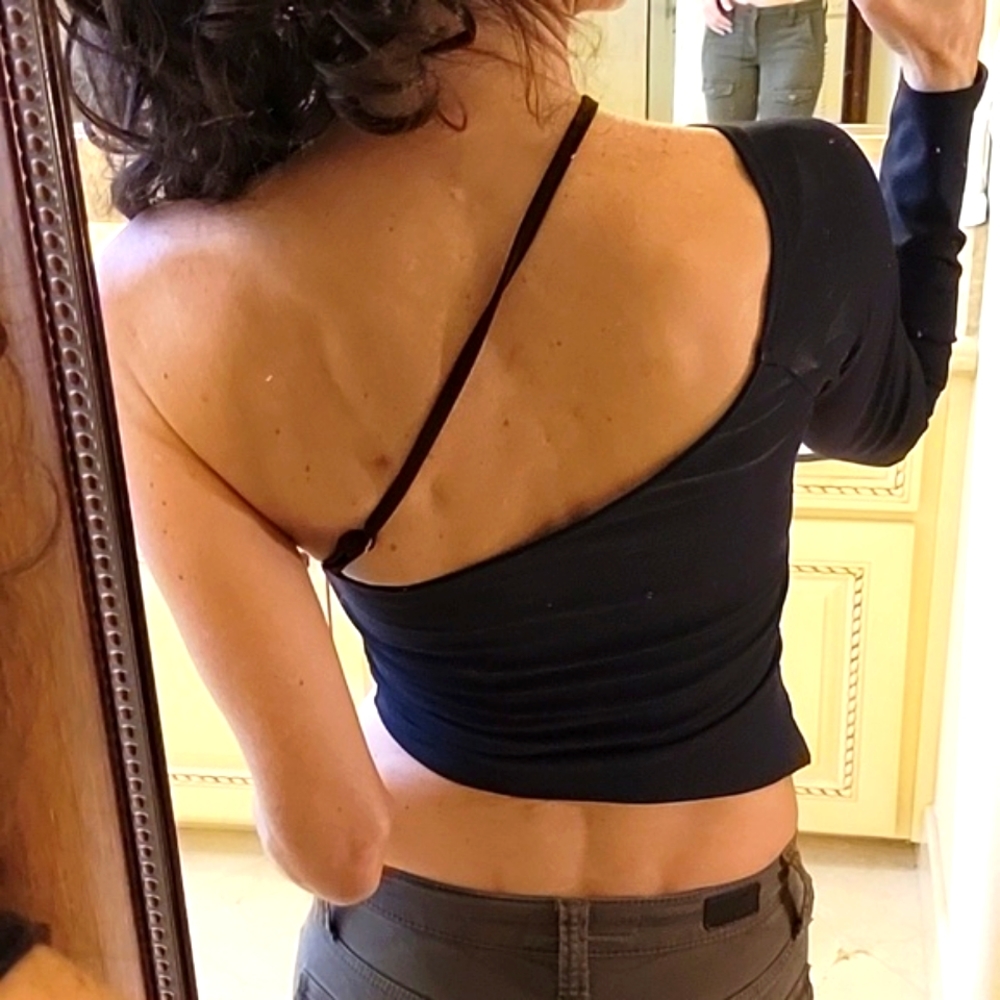 Tiger Mist Lazarus Black Asymmetrical Top, XS - Picture 12 of 16
